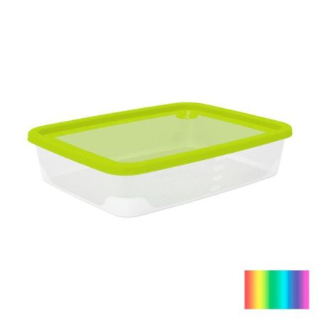 Контейнер пищевой 6,15л 373*273*82мм пластик Fusion МИКС прямоугольный (18)
