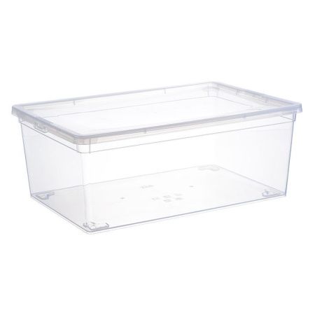 Ящик для хранения 10л 370*250*140мм пластик Прозрачный (8)