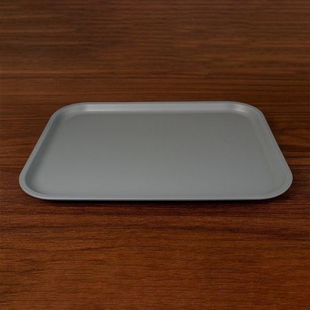 Поднос 459*359*21мм пластик серый ударопрочный П459/359/21-03 (25)