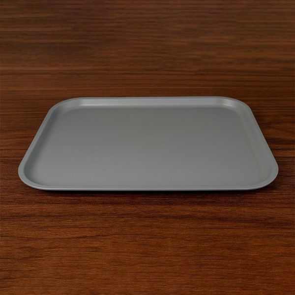 Поднос 459*359*21мм пластик серый ударопрочный П459/359/21-03 (25)