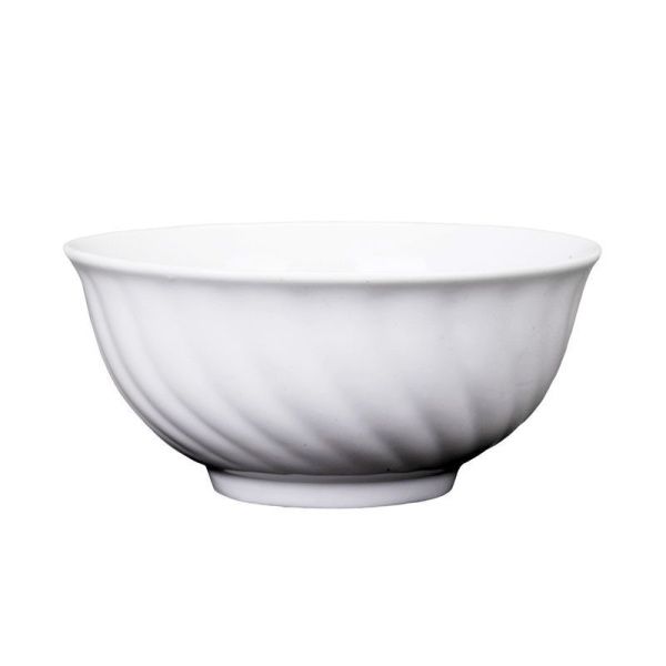 Салатник 1400мл фарфор белый Голубая роза круглый (6)