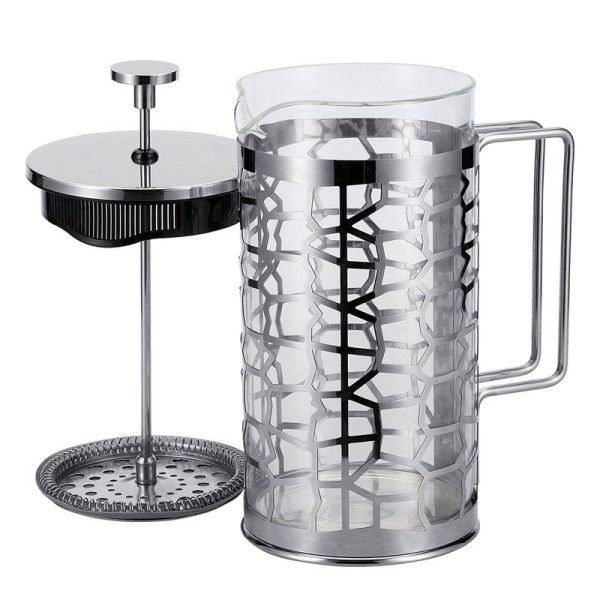 Френч-пресс 600мл нерж.сталь/стекло Franco (12)