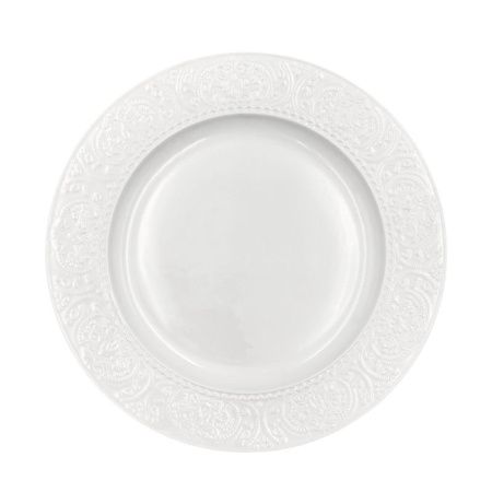 Блюдо круглое 33см фарфор АЖУР КЛАССИК (12)