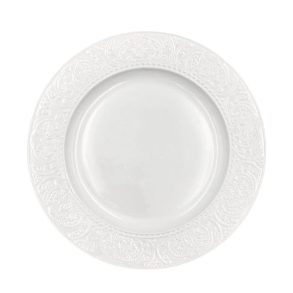 Блюдо круглое 33см фарфор АЖУР КЛАССИК (12)