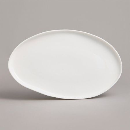 Блюдо 31,5*19*3см фарфор FASHION овальное (24)