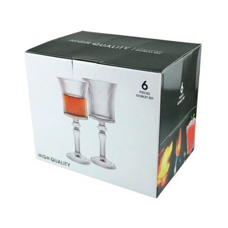 Бокалы набор 6шт 260мл стекло