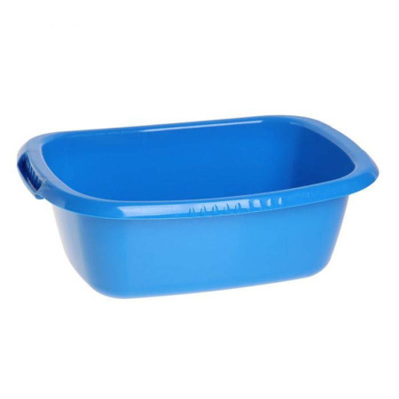 Таз 24л пластик ВОДОЛЕЙ синий прямоугольный С623СИН (10)