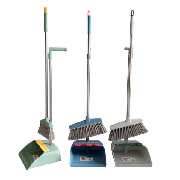 Набор Ленивка пластик щетка для пола с совком 2055/JC-18018 (40)