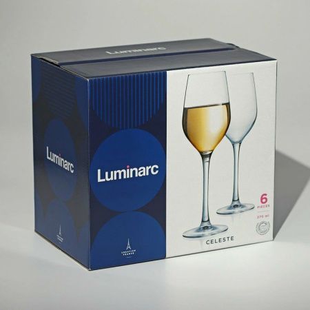 Бокалы для вина набор 6шт 270мл стекло СЕЛЕСТ L5830/0 (2)