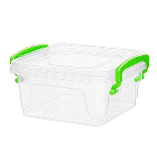 Контейнер пищевой 350мл пластик FRESH BOX квадратный (96)