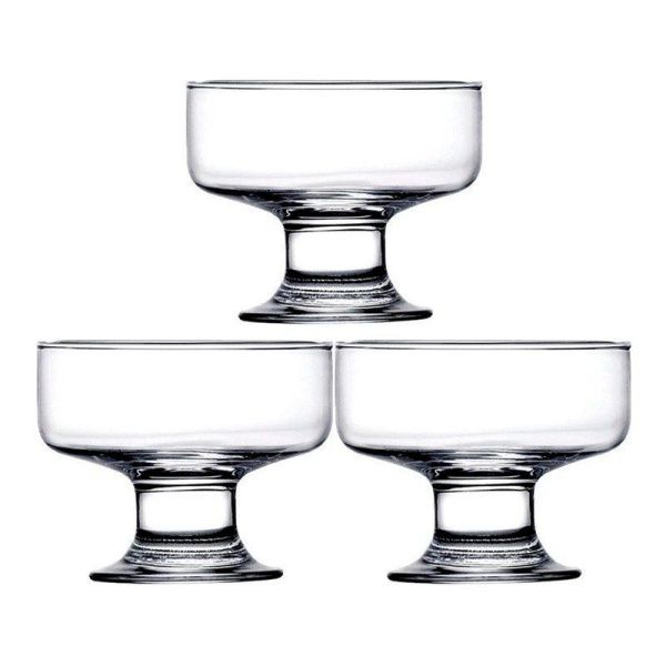 Креманки набор 3шт D10,5см H8,9см стекло АЙСВИЛЬ (8)