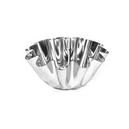 Форма для кекса 14*6,2см белая жесть вес 60г КФ-09.000 (50)