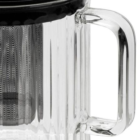 Чайник заварочный 1000мл стекло АЙН с мет.ситом (12)