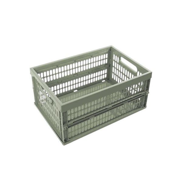 Ящик складной 47*34*24см пластик мятный (11)