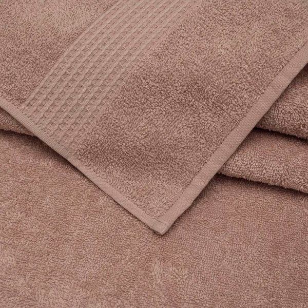 Набор полотенец махровых 6пр 30*60см*2/50*80см*2/70*130см*2 Самур кремовый, беж. 360гр м4030_45