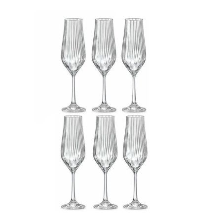 Бокалы для шампанского набор 6шт 170мл стекло ТУЛИПА opt (8)