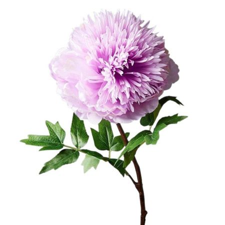 Цветы искусственные Пион сиреневый 70*15см