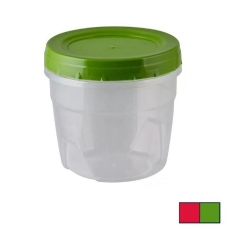 Контейнер пищевой 500мл 100*100*100мм пластик с завинчивающейся крышкой (22)
