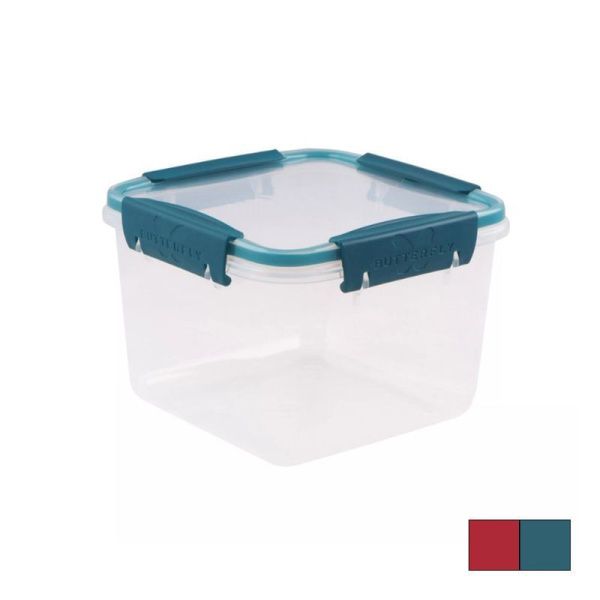 Контейнер пищевой 1,7л 156*156*111мм пластик Butterfly BRIGHT герметичный (8)