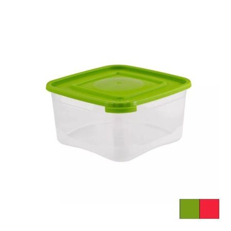 Контейнер пищевой 1л 145*145*75мм пластик КАСКАД Квадро (40)