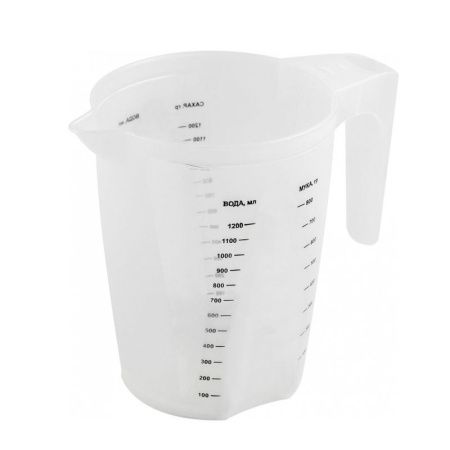 Мерный кувшин 1,5л пластик Stockholm натуральный (20)