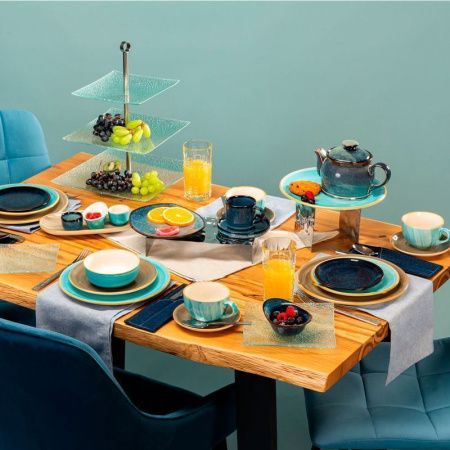 Блюдо 40*30см стекло AQUA прямоугольное