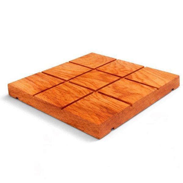 Подставка под горячее 16*16*1,5см бук цельная арт. 40-2 (40)