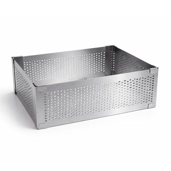 Форма кулинарная разъемная нерж.сталь 16-30см h8см Квадрат 303г (72)