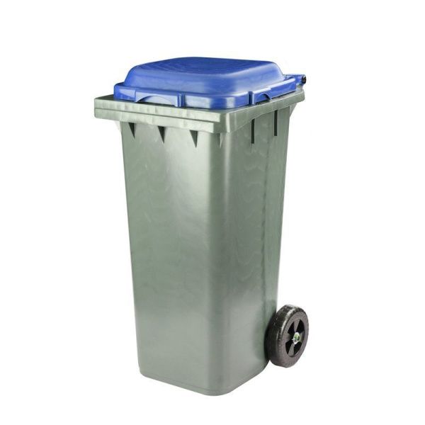 Контейнер универсальный 120л 58*48*97см синий на колёсах (1)