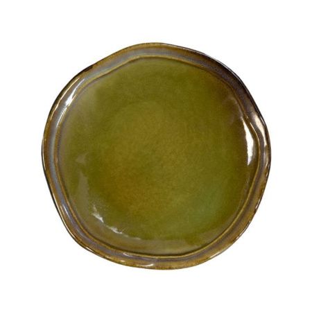 Тарелка мелкая 15см фарфор VERDE сине-зеленый десертная [HL496930] (6)