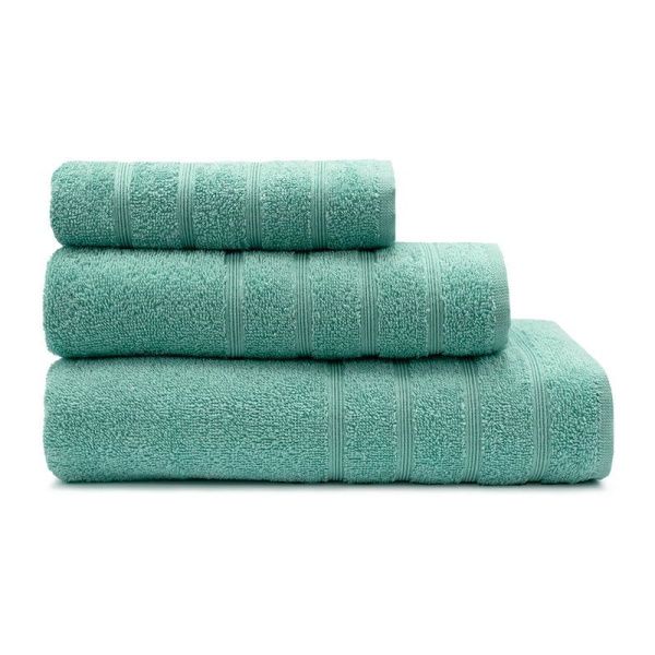 Набор полотенец махровых 3пр 30*60см/50*80см/70*130см Стрикт мятный 380гр м7755_34