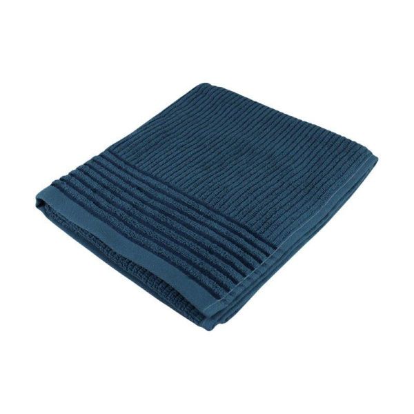 Полотенце махровое 50*80см Райт темно-синий 450гр м7793_10 M