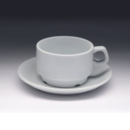 Чайный набор 2пр фарфор КОЛЛАЖ на 1 персону 250мл FK195 фк195 (48)