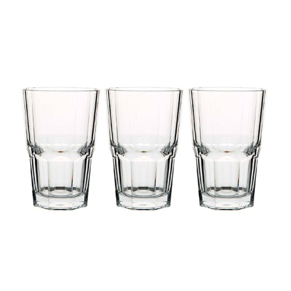 Cтаканы набор 3шт 355мл стекло SERENITY (8)