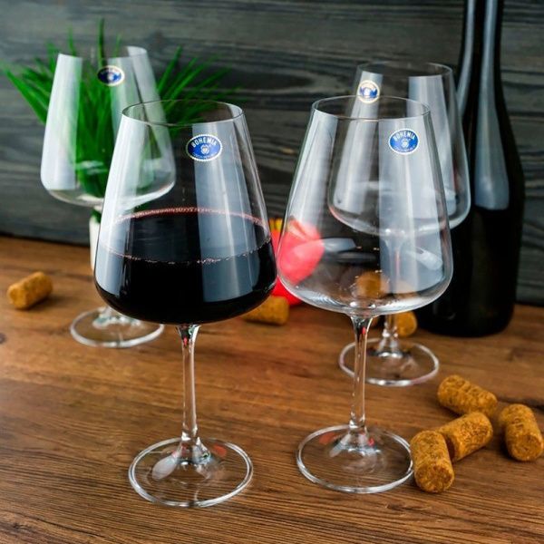 Бокалы для вина набор 6шт 570мл стекло НАОМИ/КОВАС 91L/1SC69/0/00000/570-662 (4/8)