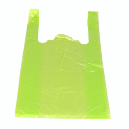 Пакет-майка 45*25*12см 10мкм полиэтилен зеленый (5000/200)
