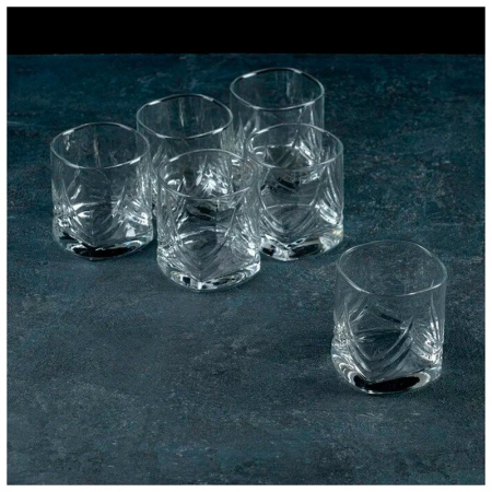 Стопки для ликера набор 6шт 60мл стекло ТРИУМФ (8)