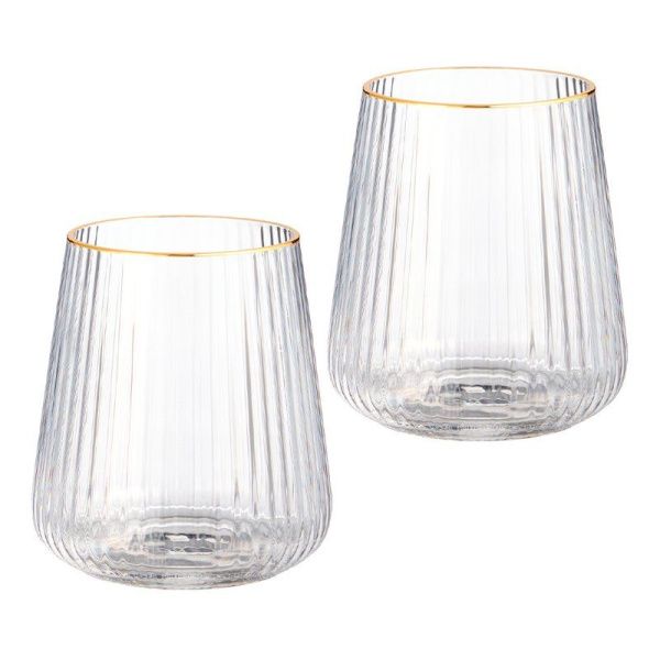 Стаканы набор 2шт 480мл стекло Perfo (12)