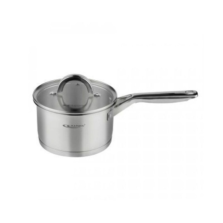 Ковш 1,7л d16см h9,5см нерж.сталь ЭТНА стекл.крышка клеп.ручки КТ21-К (4)