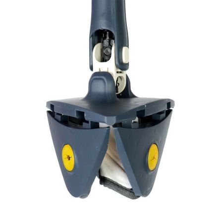 Швабра с отжимом с плоской насадкой микрофибра Треугольник 27*27*105см HL-8 (30)