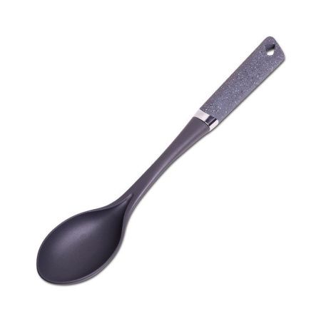 Ложка кулинарная 35см нейлон серый мрамор (12/72)