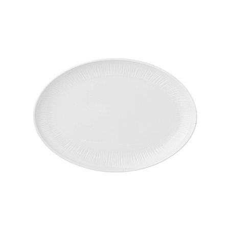 Тарелка мелкая 25,4*17,5см фарфор Herbal десертная (6/24)