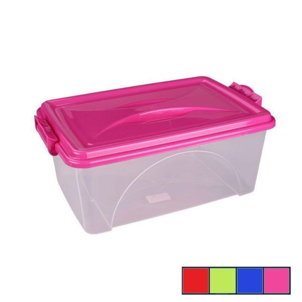 Контейнер для хранения 7,5л прямоугольный с ручками (10)