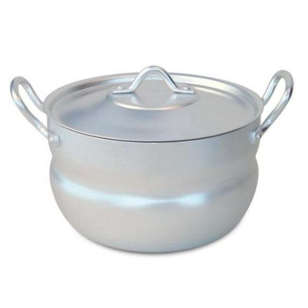 Кастрюля 8л алюминий КЛАССИКА УНИВЕРСАЛ мет.крышка (4)