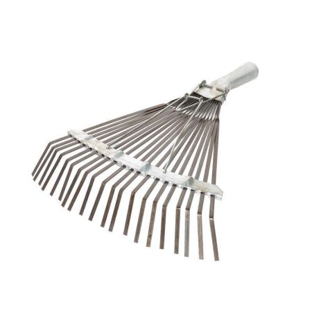 Грабли веерные пластинчатые раздвижные 35*27см металл оцинкованный С647 (10)