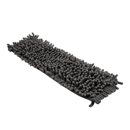 Насадка для швабры плоская 440*130*10мм микрофибра ЭКСТРА серый (20)