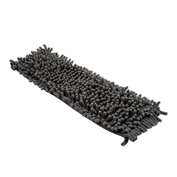 Насадка для швабры плоская 440*130*10мм микрофибра ЭКСТРА серый (20)