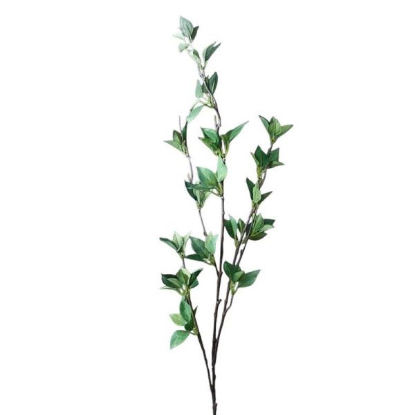 Цветы искусственные Ветка эвергрина зеленая 119см