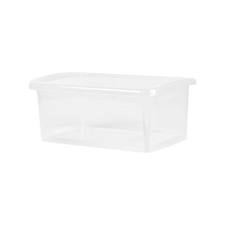 Ящик для хранения 7л 35*23,5*14,8см пластик Laconic прозрачный кристалл (6)