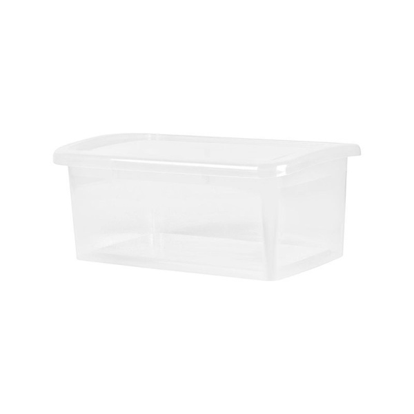 Ящик для хранения 7л 35*23,5*14,8см пластик Laconic прозрачный кристалл (6)